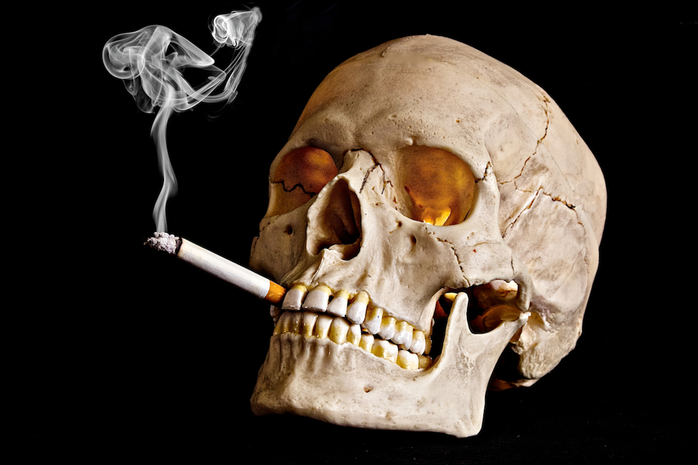 Smoking Skull