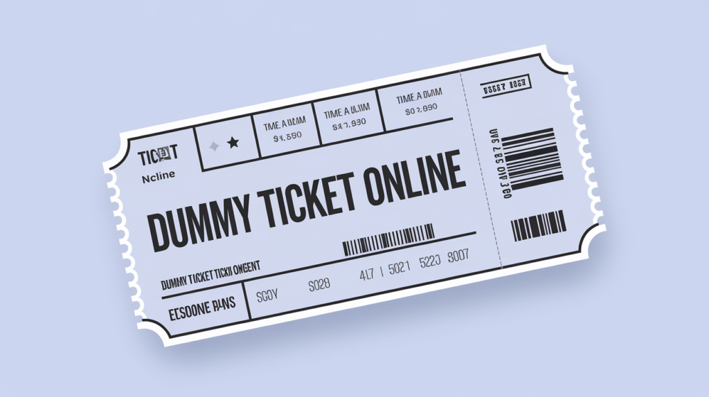 Dummy Ticket Online